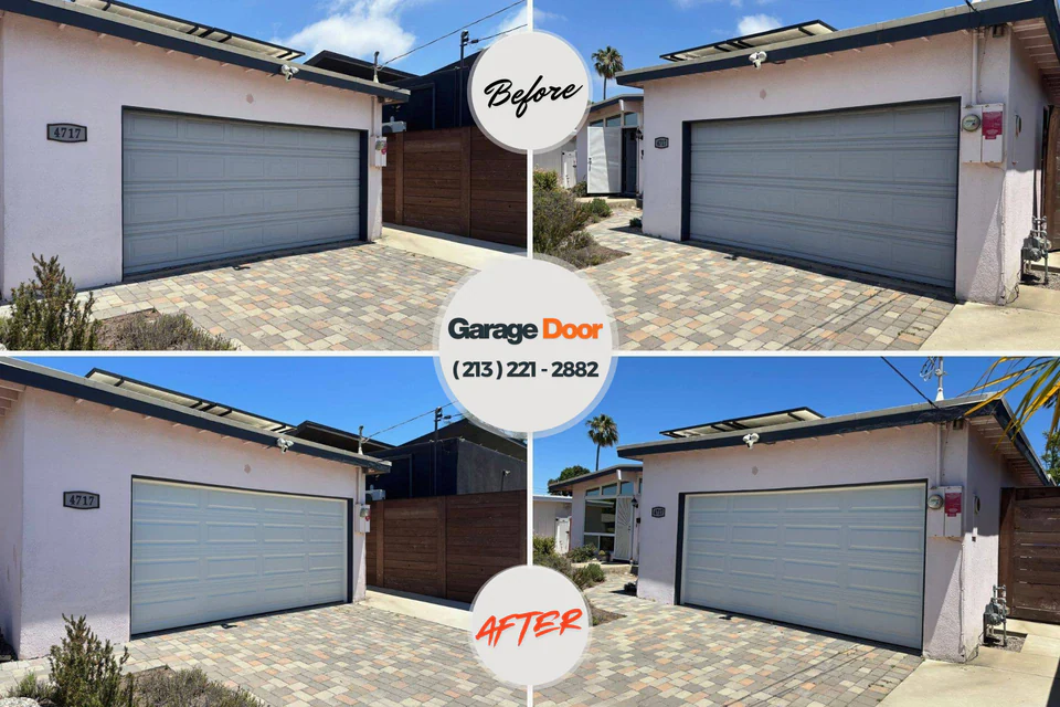 Before and after: garage door repair Red Lake, AZ